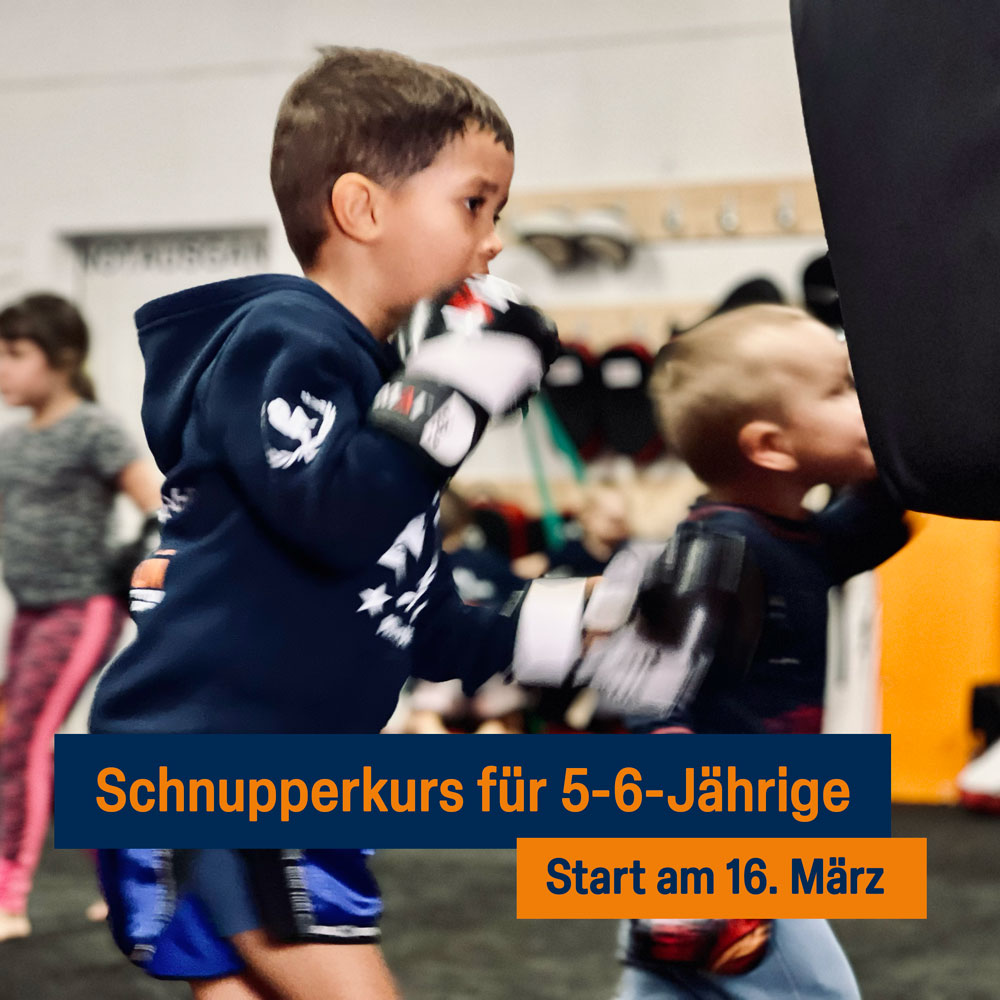 Schnupperkurs Kampfsport für Kinder von 5-6 Jahren